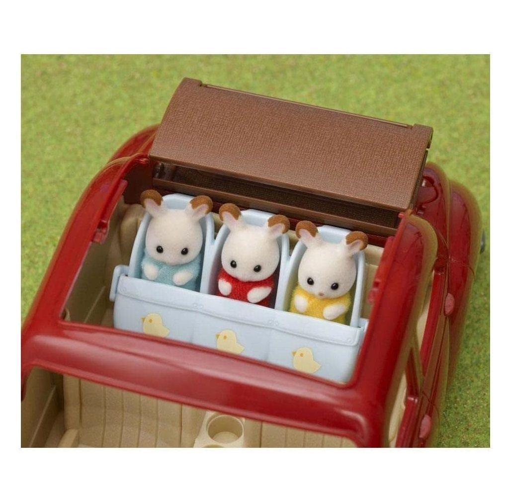 Triplets Stroller 5533 Sylvanian families Carrito de trillizos-2