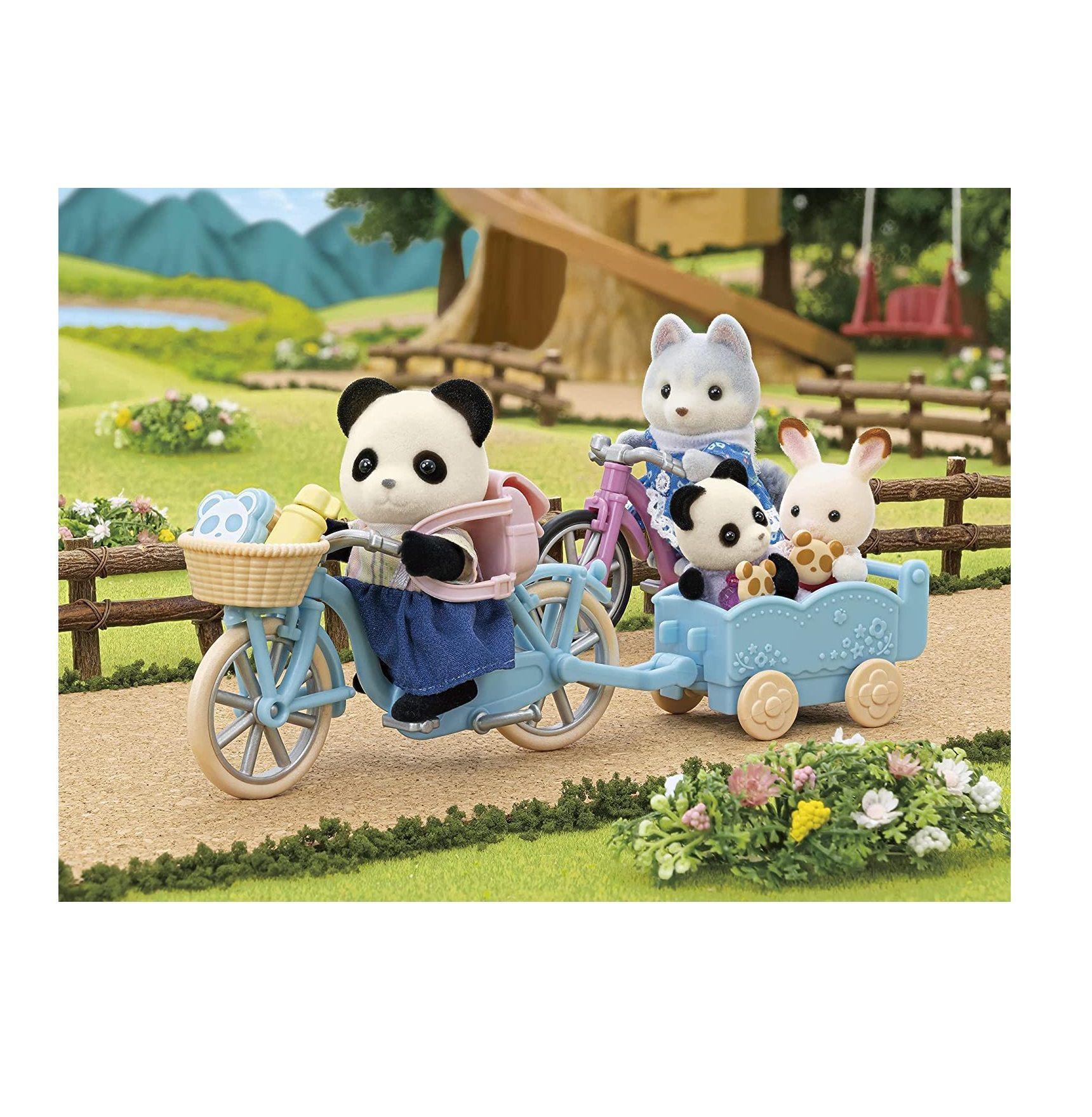 Sylvanian Families 5652 Set Bicicleta Patines Pookiee Panda-3