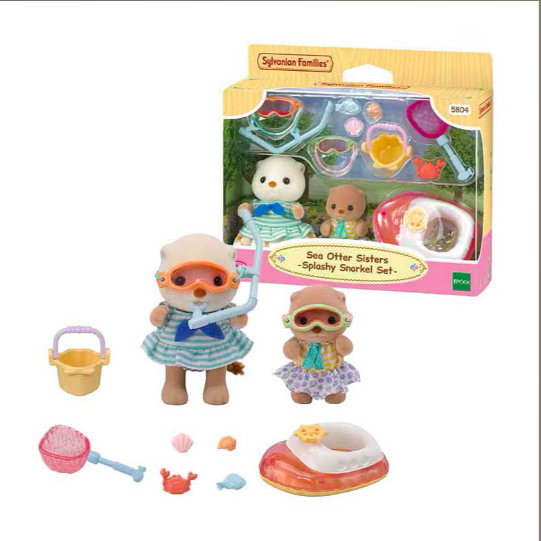 Sylvanian Families 5804 Hermanas Nutria Juguete-2
