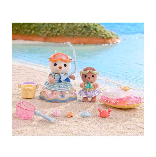 Sylvanian Families 5804 Hermanas Nutria Juguete-5