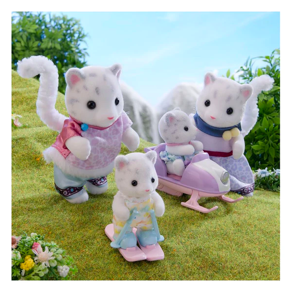 Familia Leopardo De Las Nieves Sylvanian Families-2