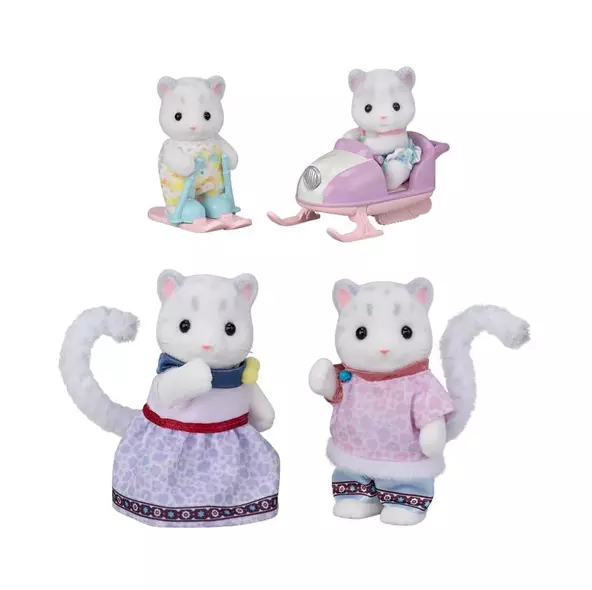 Familia Leopardo De Las Nieves Sylvanian Families-3