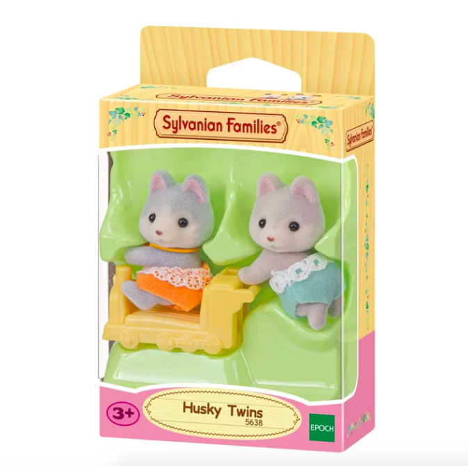 Husky Twins Cachorros Mellizos Sylvanian Families 5638-2