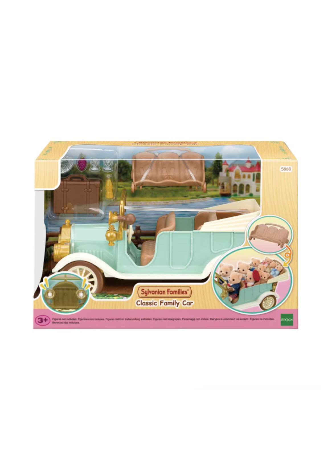 Sylvanian families Auto familiar Ternurines juguete-0
