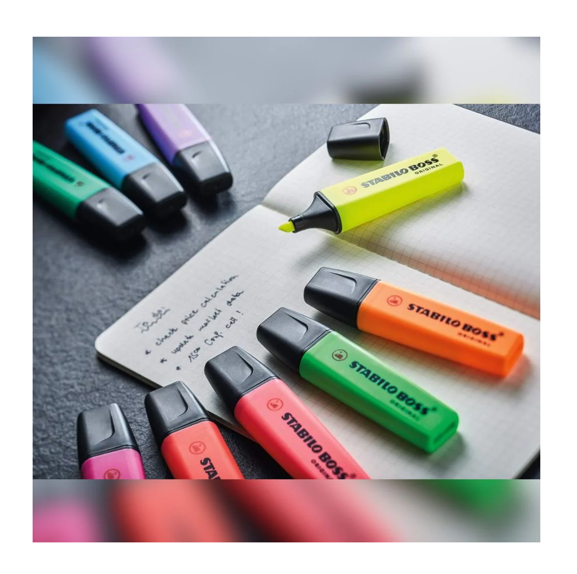 Pack 8 Destacadores Boss Colores Fluorescente Stabilo-1