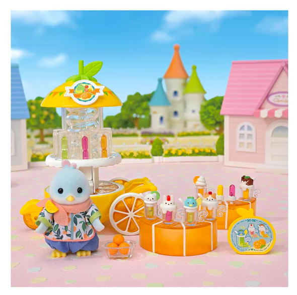 Puesto de Jugos Familia Pajaros C trico 5861 Sylvanian families-3
