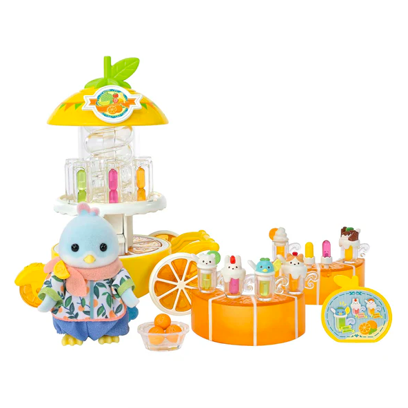 Puesto de Jugos Familia Pajaros C trico 5861 Sylvanian families-4