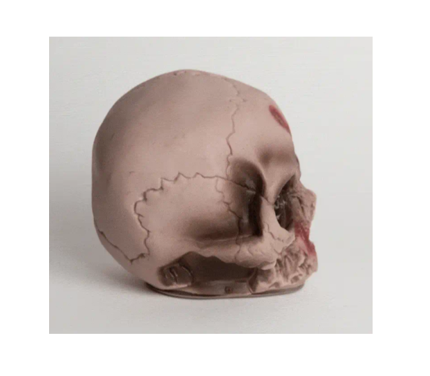 Calavera Cráneo Con Mano Sangrienta 16x15cm decoracion-2