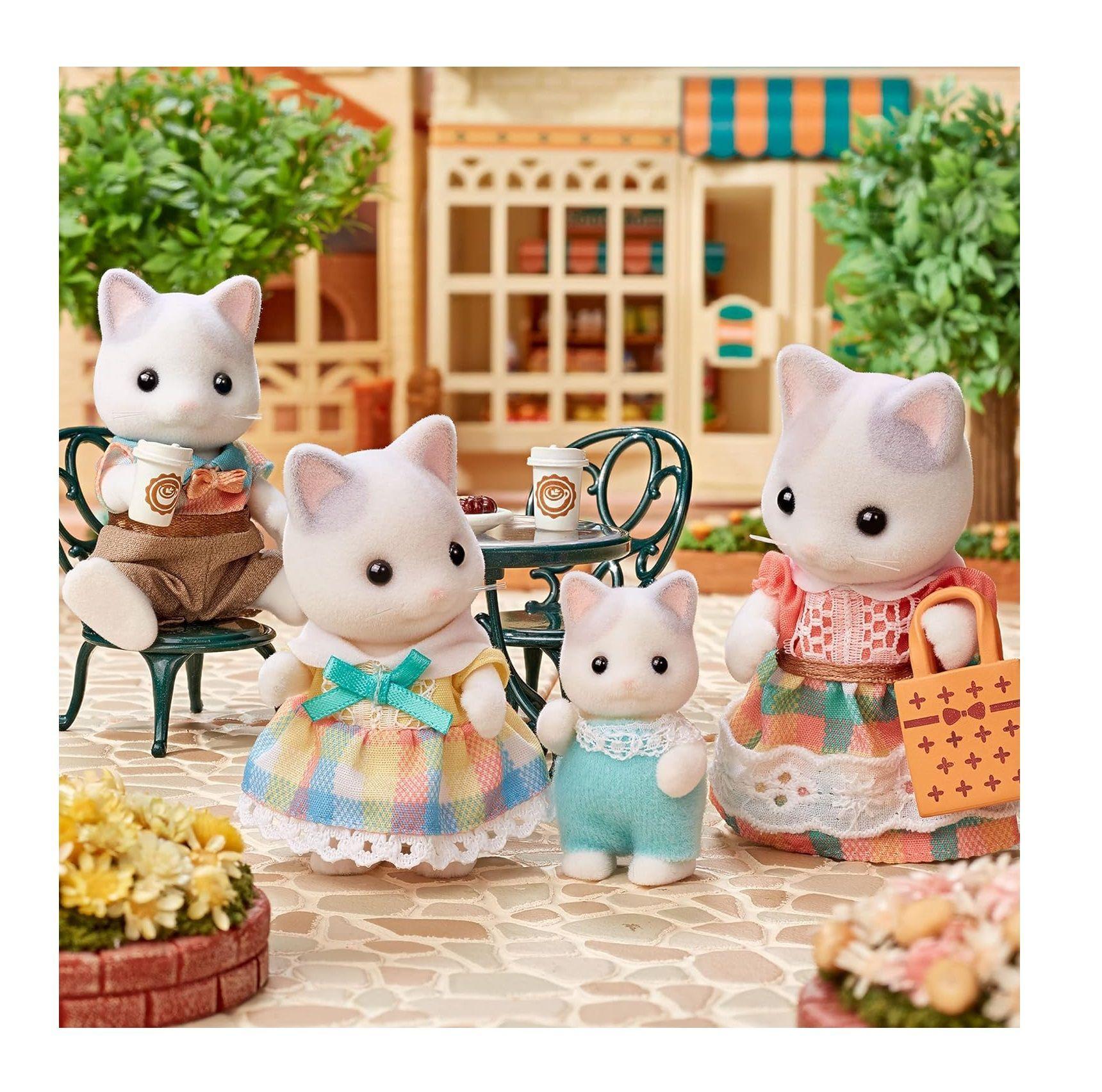 The Latte Cat Family Gatos 5738 Sylvanian Families Juguete-2