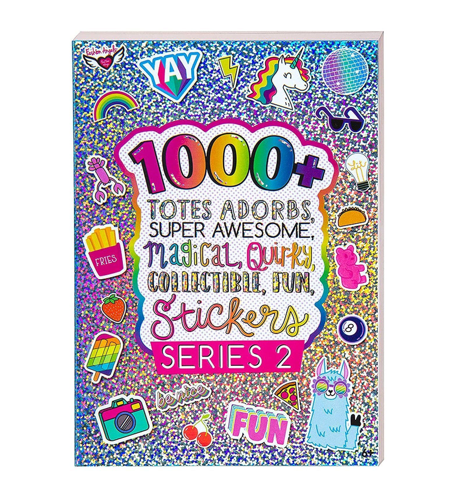 Libro Con Stickers 1000 Totes Super Awesome Fashion Angels-0