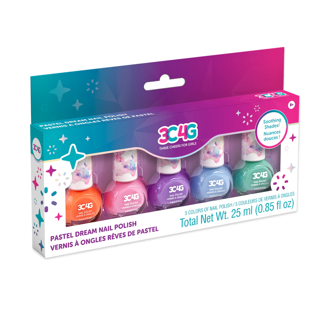 Set 5 esmaltes De Uñas pastel Make It Real Niñas no tóxico-0