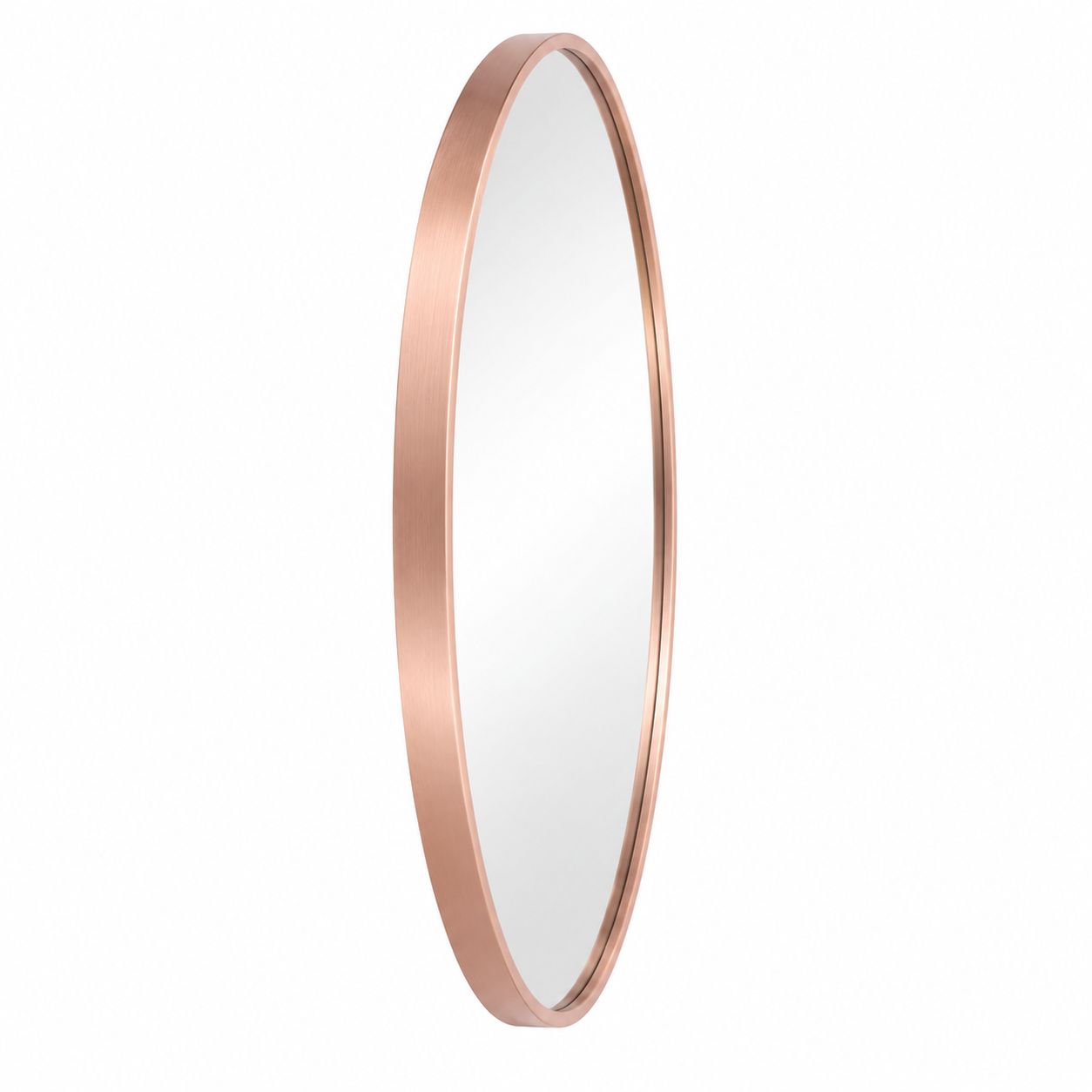 Espejo Redondo Rose Gold 60 cm Marco de Aluminio-3