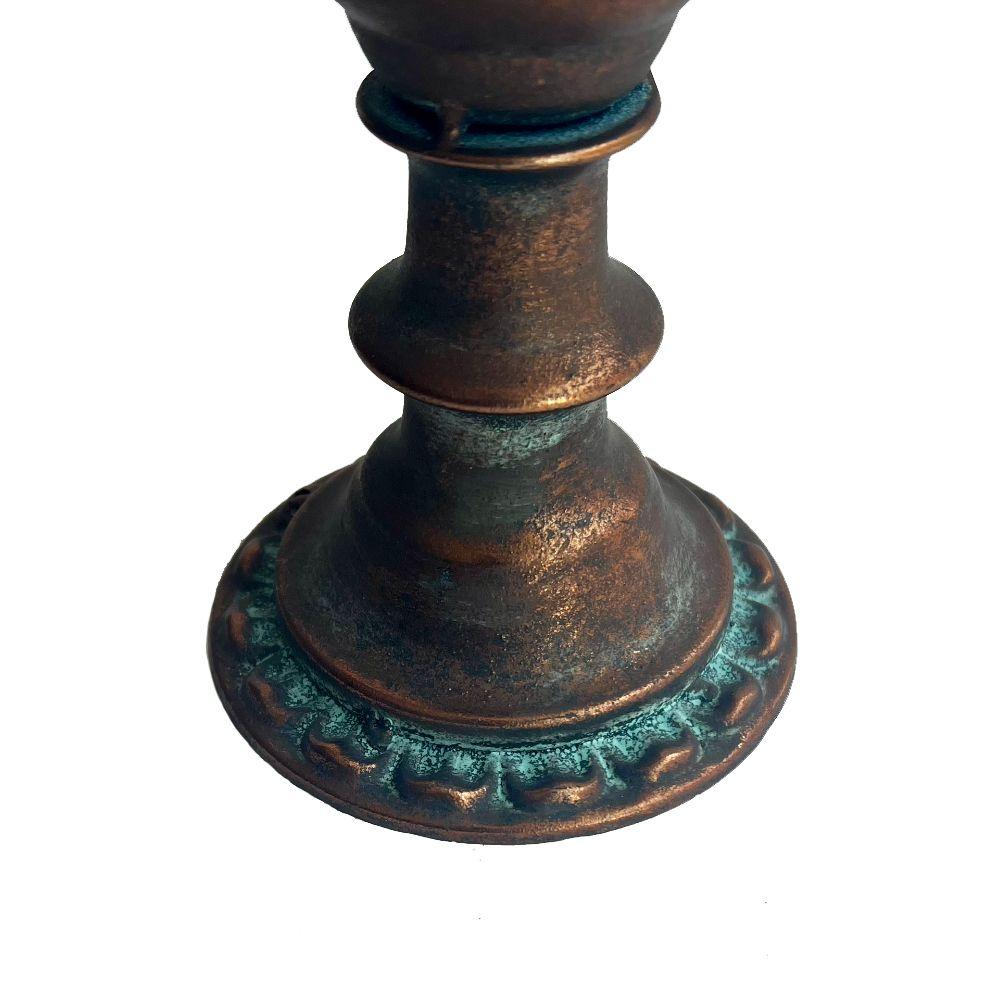 Candelabro Metálico Cobre Opaco-2