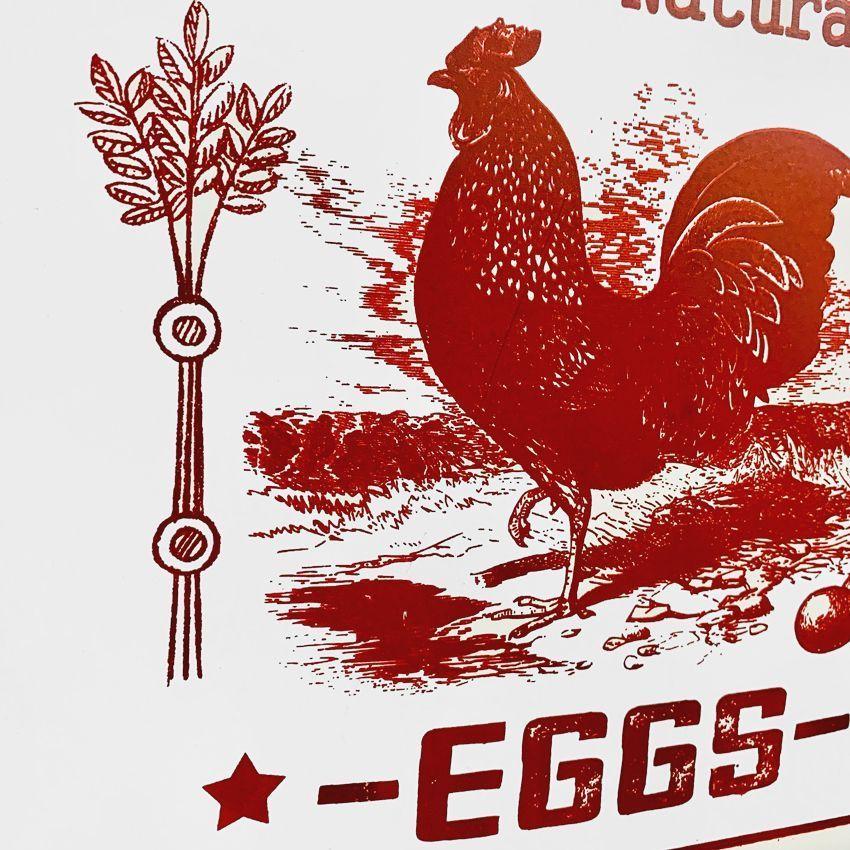 Cuadro Enlozado Gallina-1