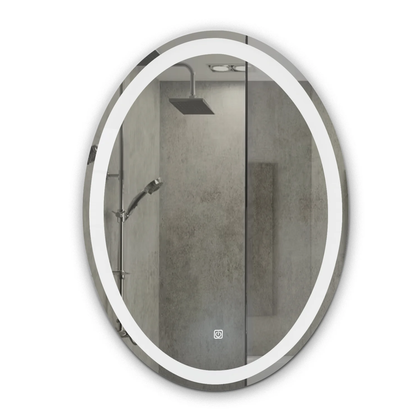 Espejo Ovalado LED Sin Marco-0