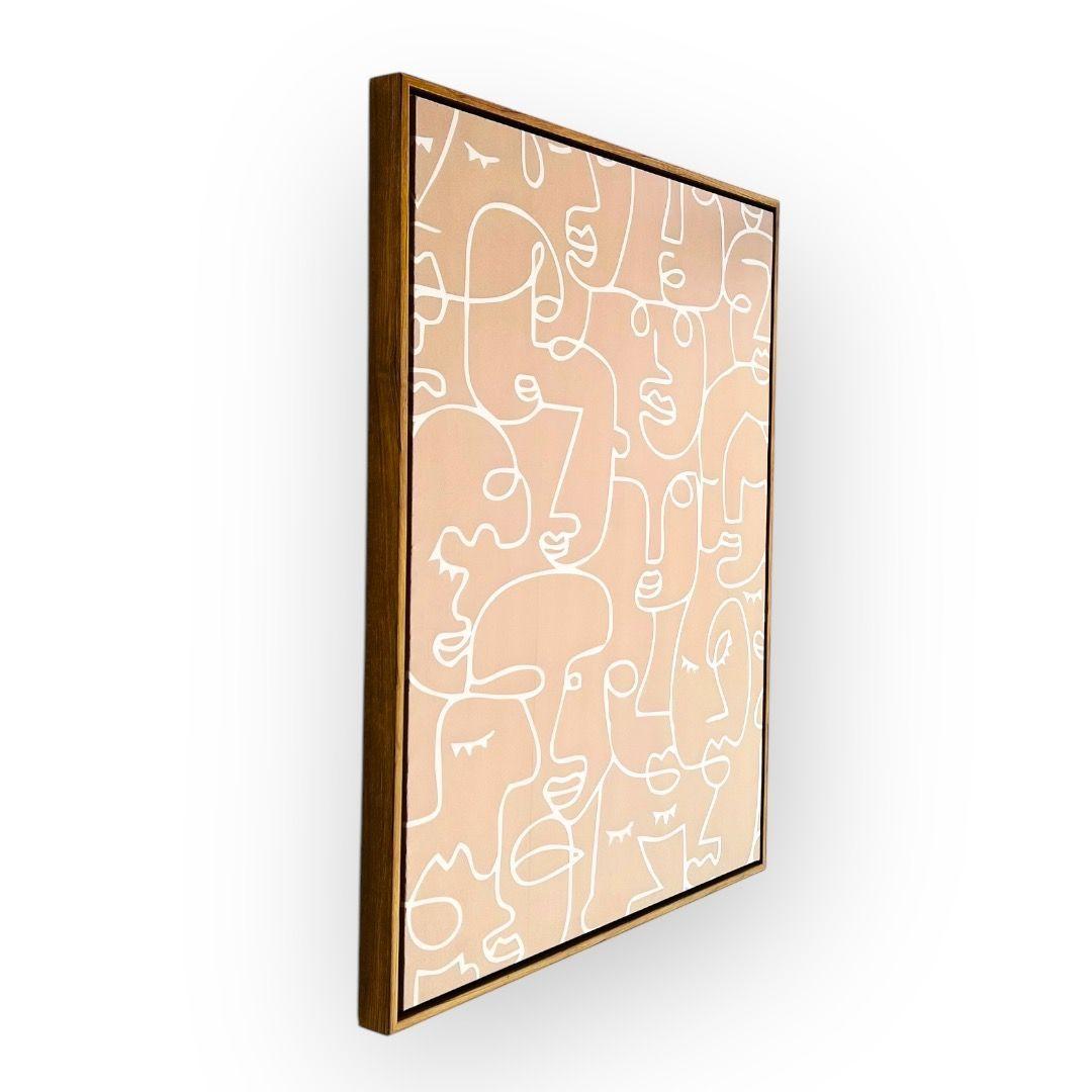 Cuadro Mural Canvas Caras-3