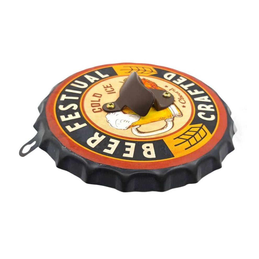 Destapador Botella Cerveza Mural Metálico-1