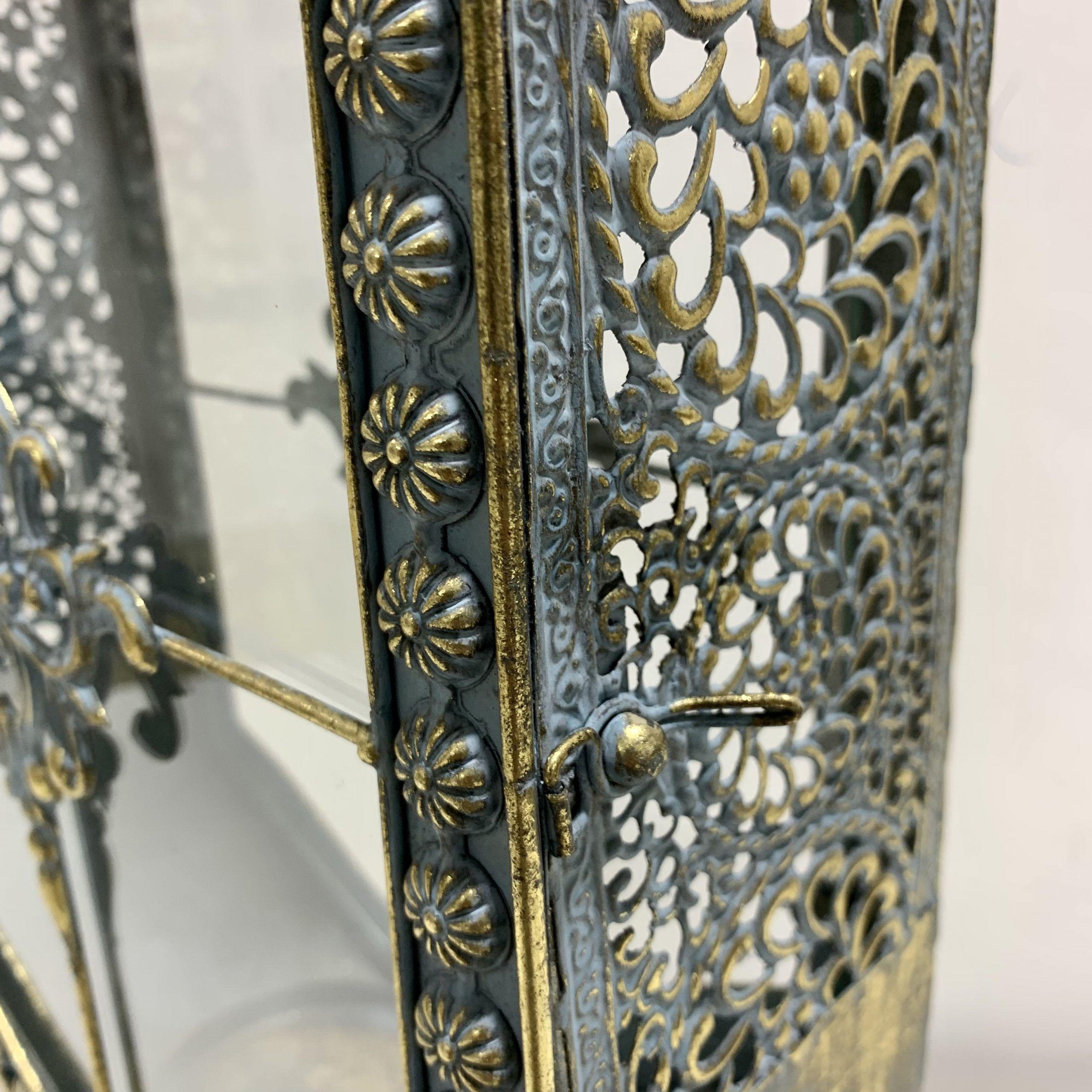 Fanal Flor Dorado Envejecido-3