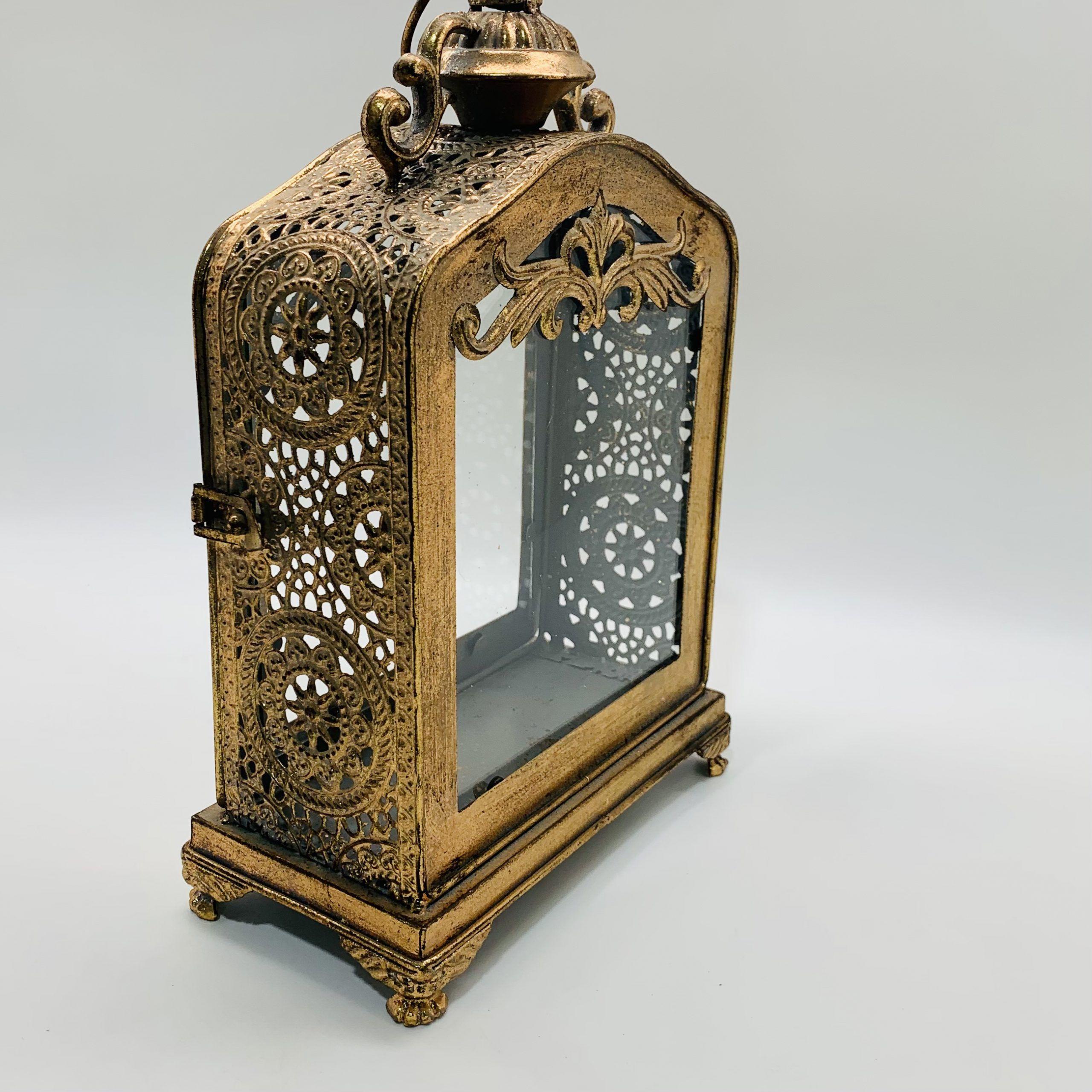 Fanal Tallado Dorado Envejecido-1