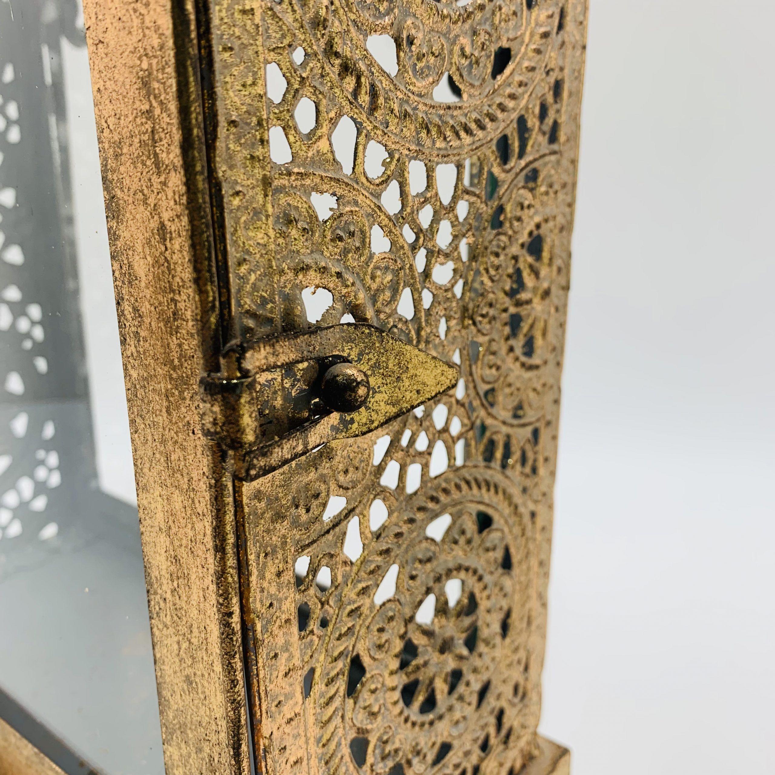 Fanal Tallado Dorado Envejecido-3