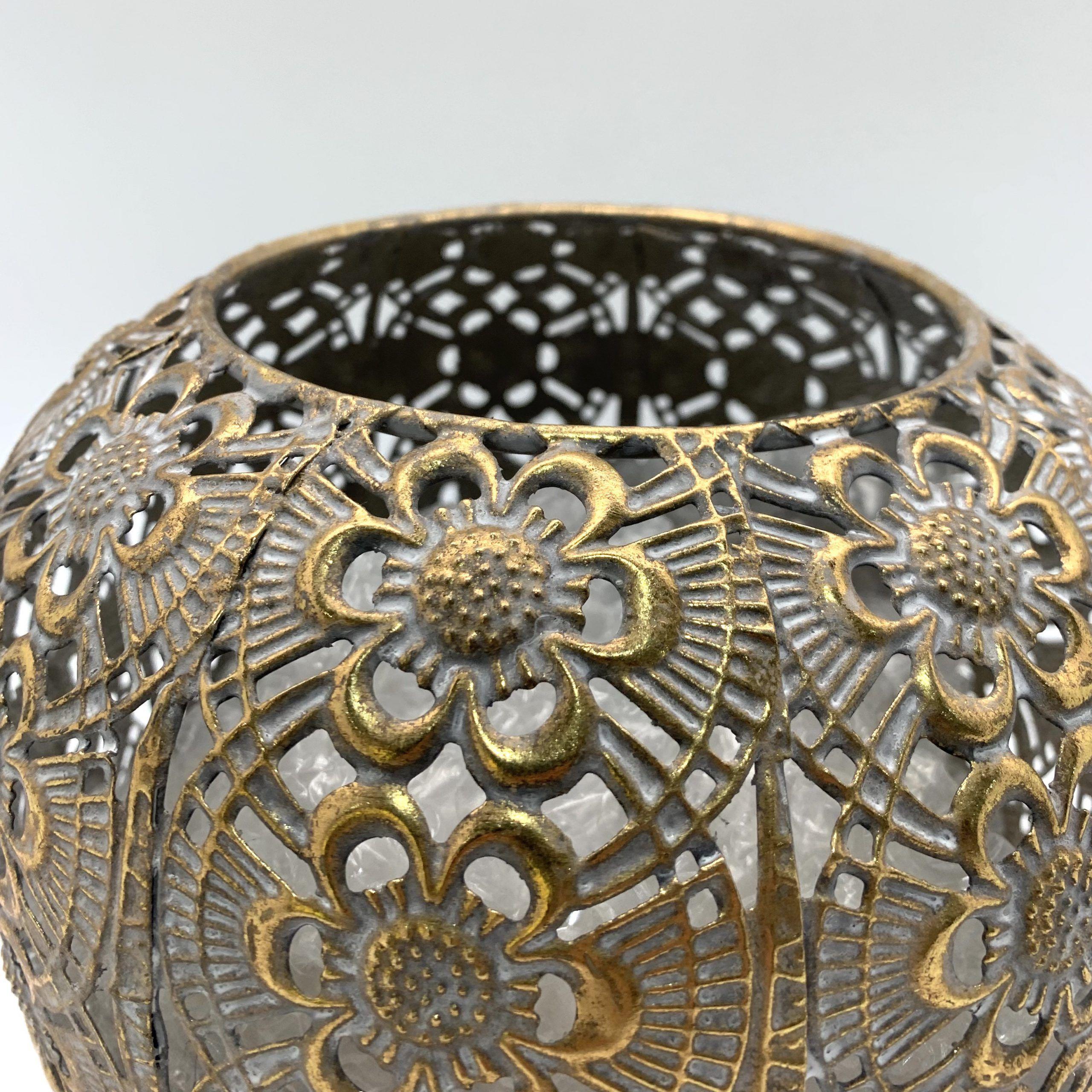 Fanal Calado Dorado Con Tapa-3