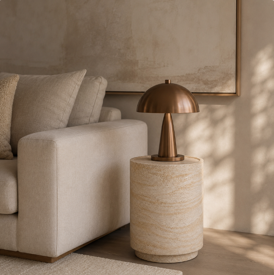 Mesa Lateral Tubular Efecto Travertino-3