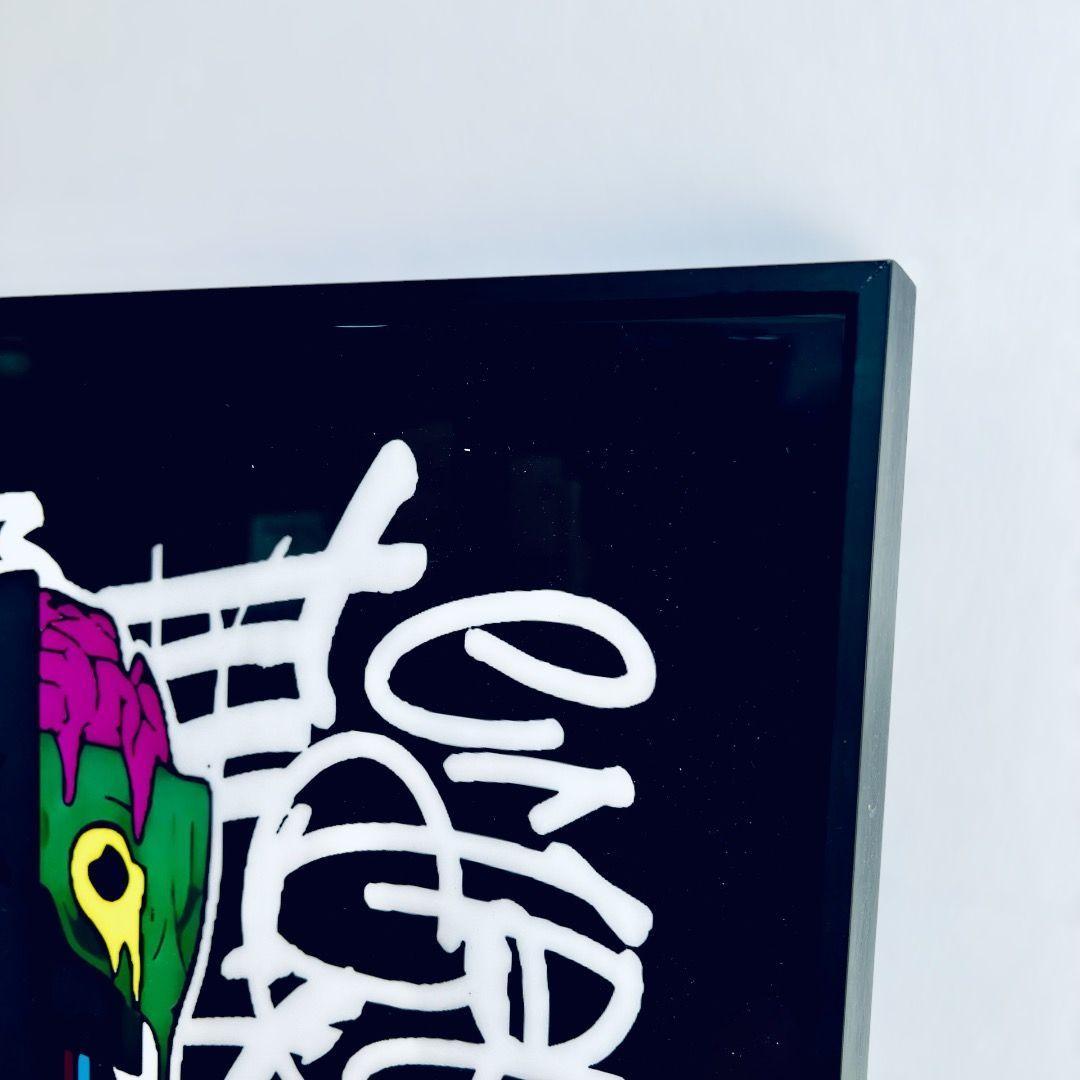 Cuadro Mural Vidrio Bearbrick Moderno-4