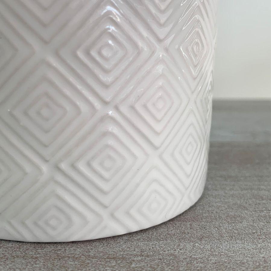 Frasco Especiero Cerámica Blanco-2