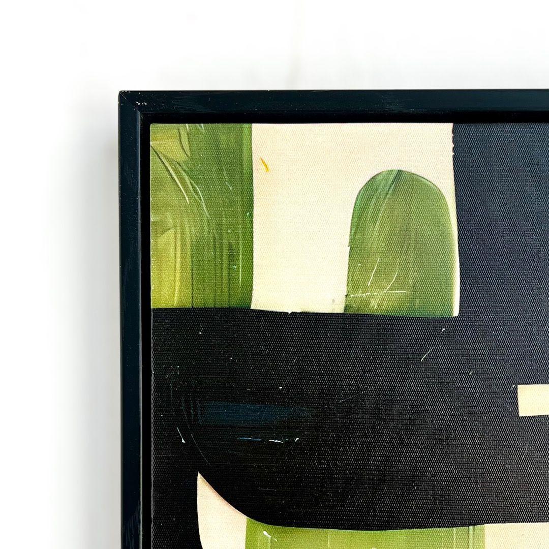Cuadro Mural Canvas Abstracto Verde-4