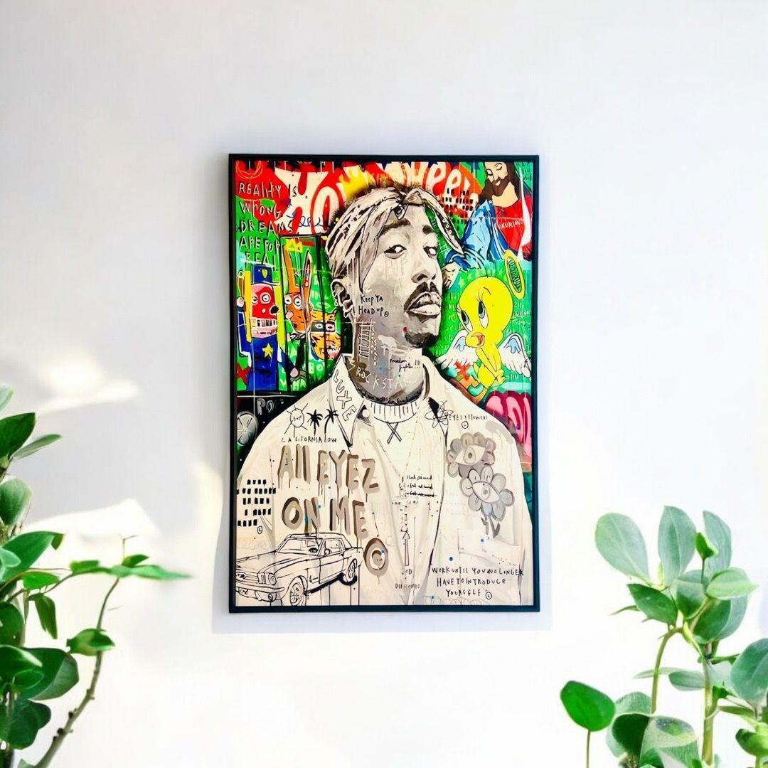 Cuadro Mural Vidrio Tupac-2