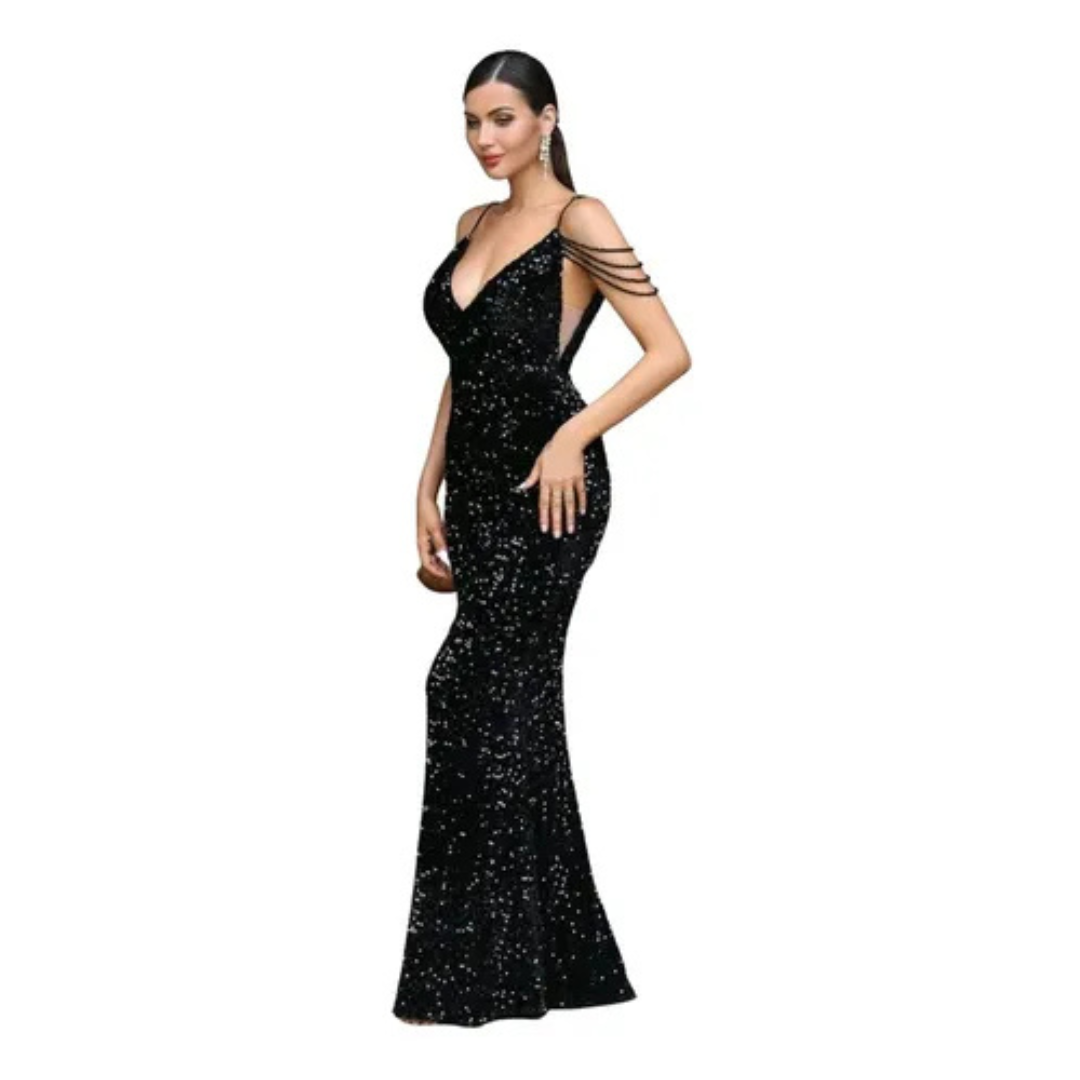 Vestido Elegante Ideal Fiesta Gala ML79-1