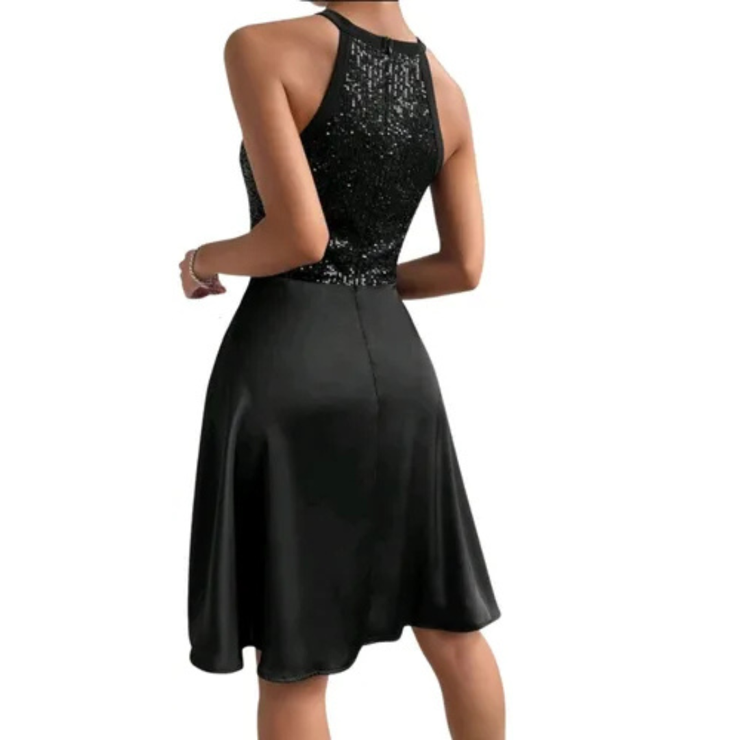 Vestido Corto Semiacampanado MC46-1