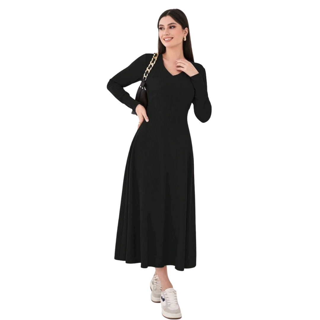 Vestido Manga Larga Ideal ´Para Otoño Invierno I042-0