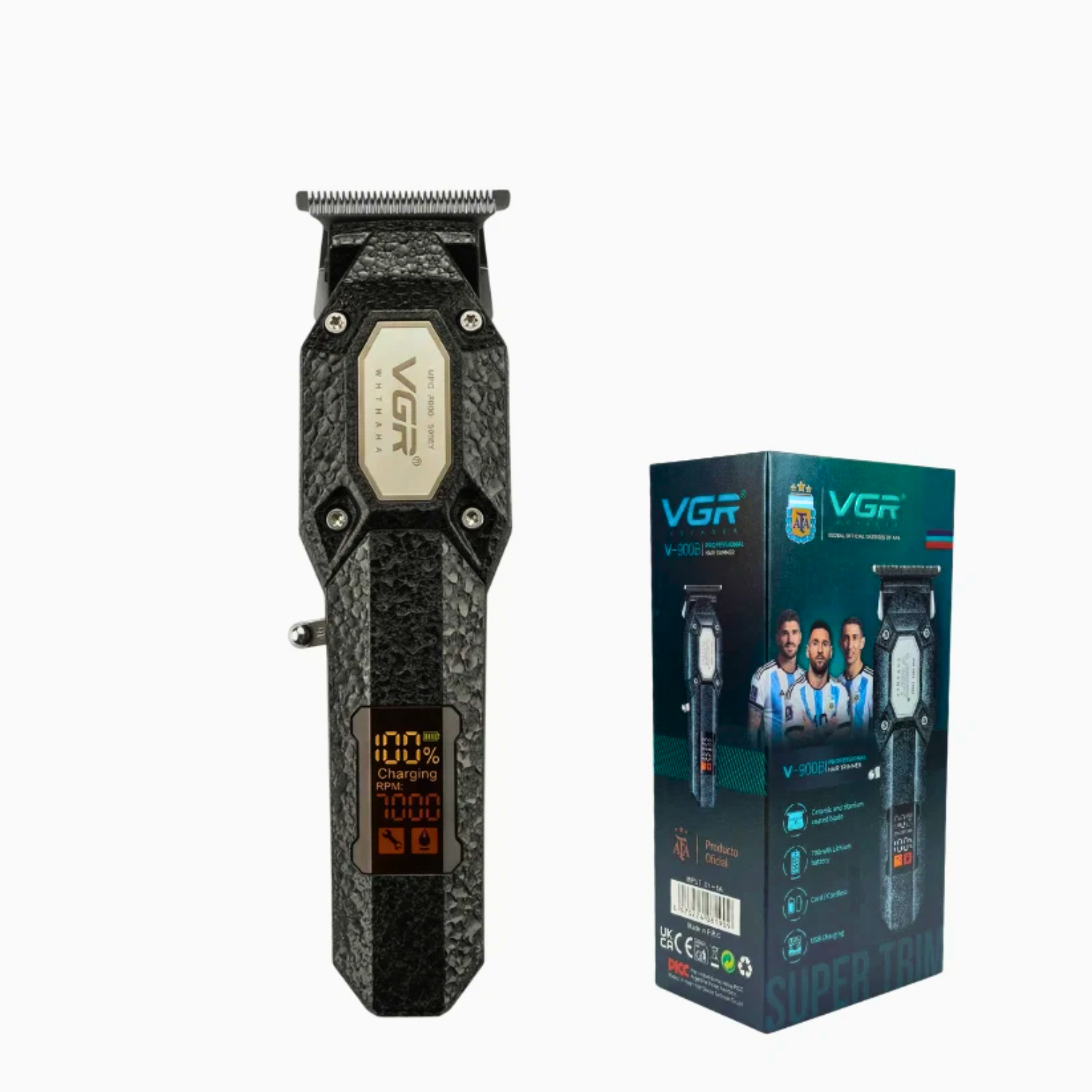M quina Patillera Trimmer VGR V 900B Profesional Negro 7000 RPM-2