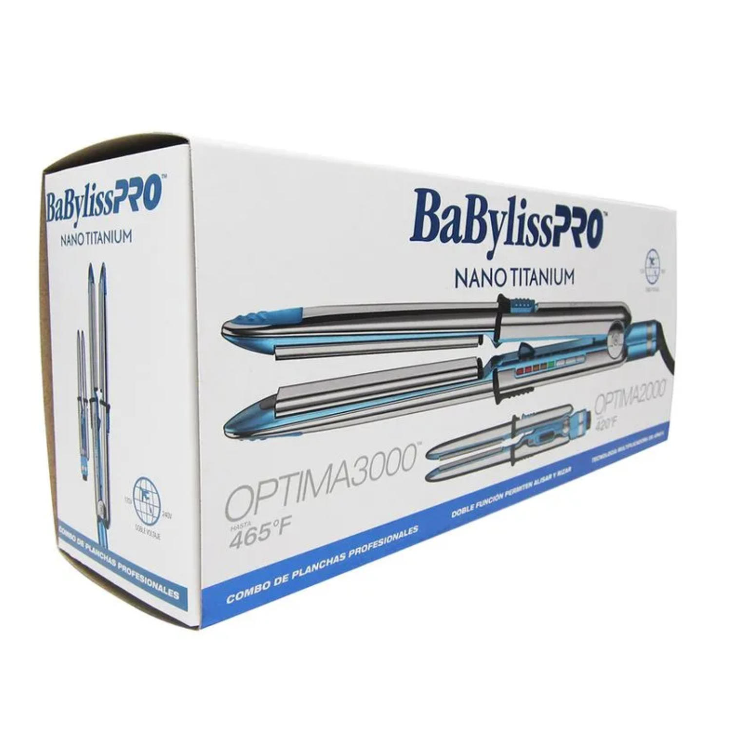 Kit Babyliss Plancha optima 3000 + Plancha optima mini 2000-3