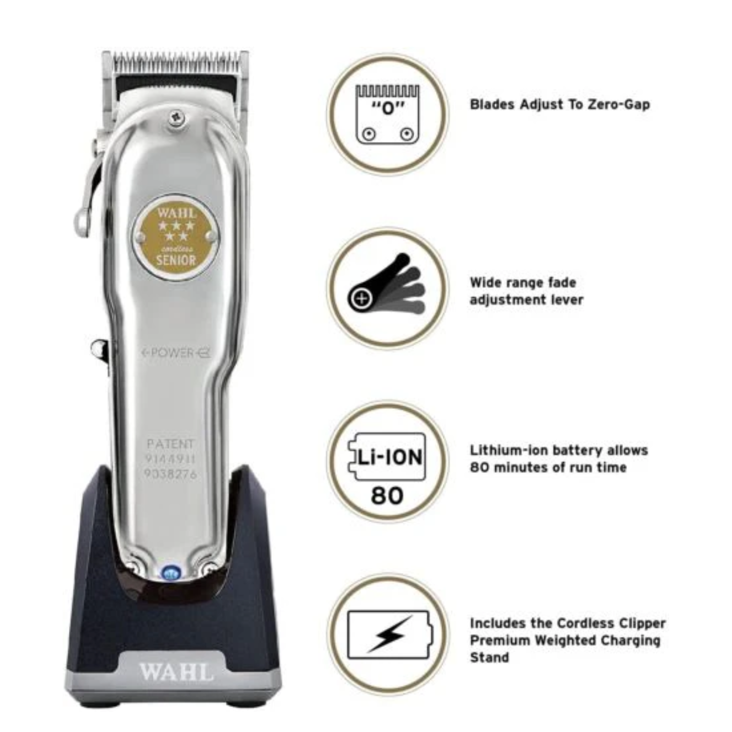 Wahl Professional Edición de Metal Senior Inalámbrico-3