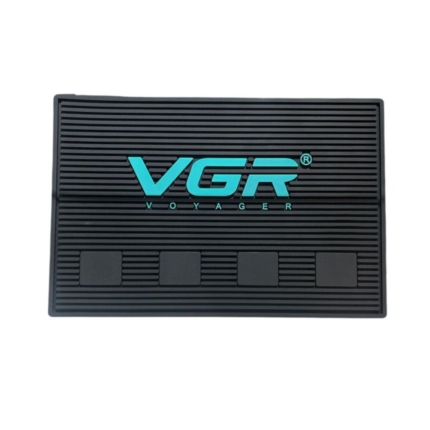 Alfombra Silic n Antideslizante Magn tica VGR Negra Para Barber a-2