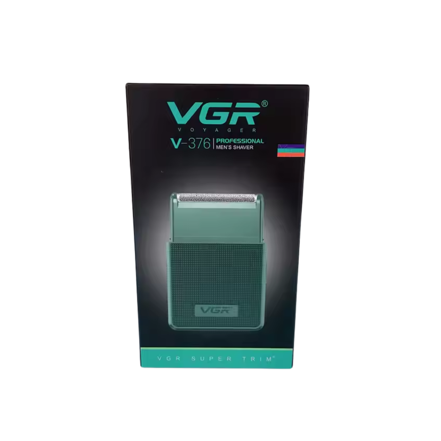 Afeitadora Eléctrica Portatil 2en1 Trimmer VGR V-376 Verde-3