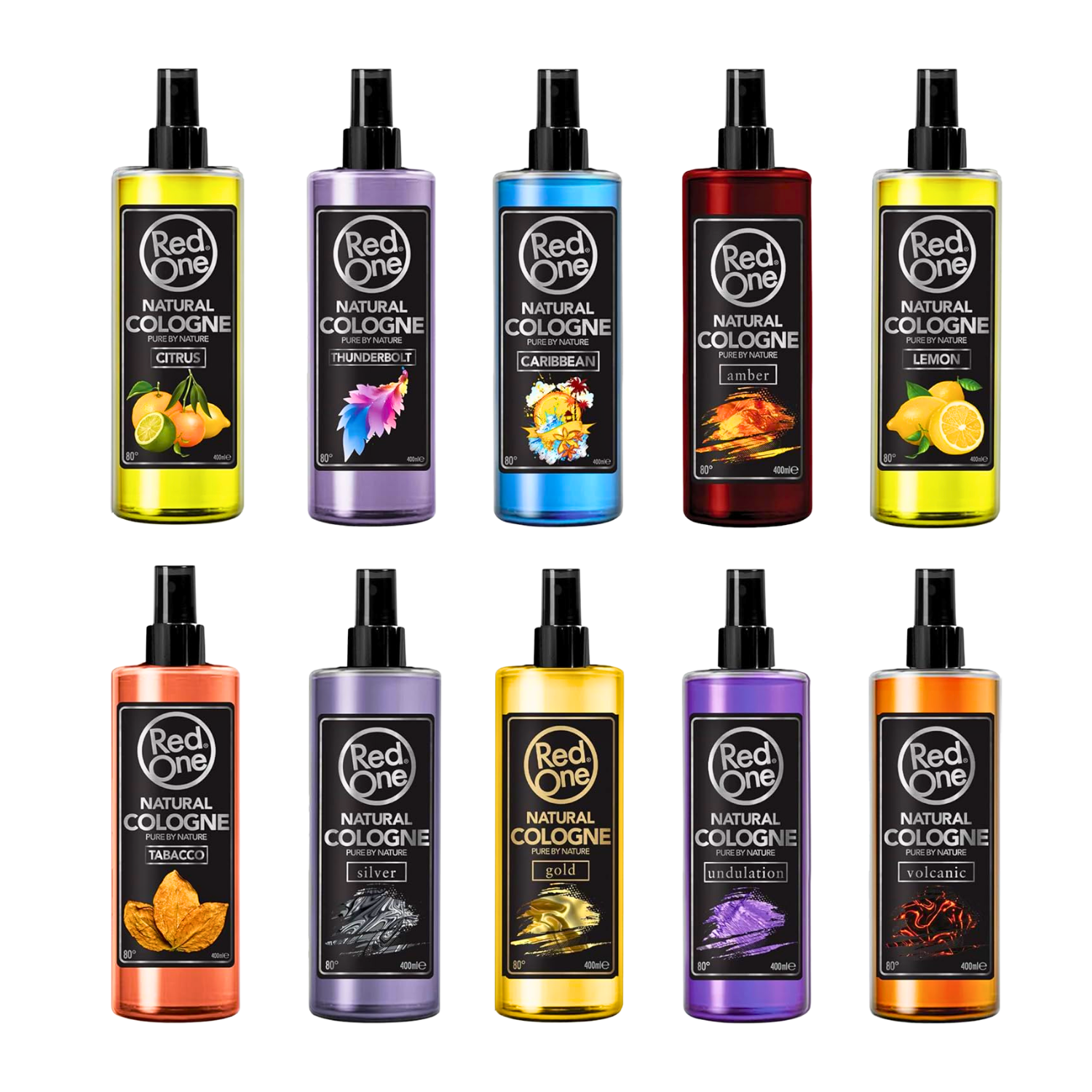 Red One After Shave Cologne Caribbean 400ml-2