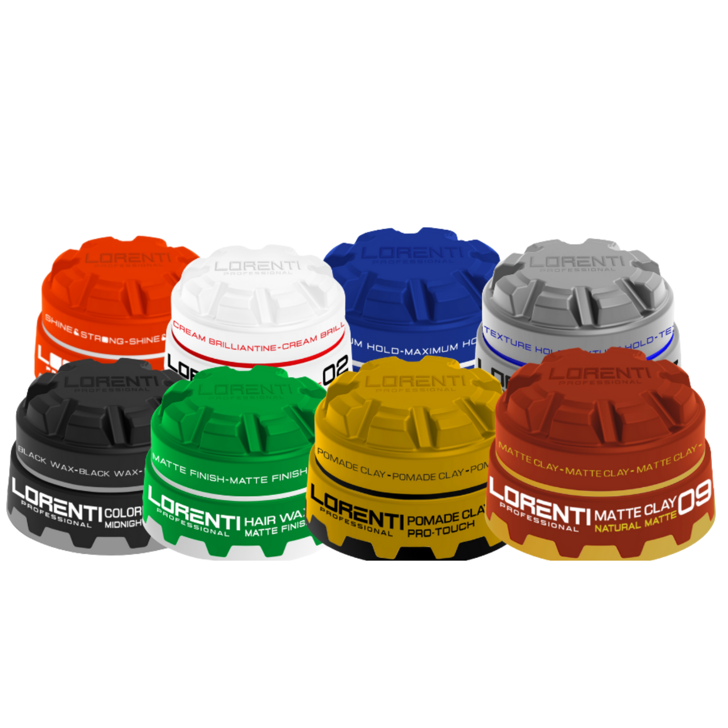 Cera Cabello Lorenti Profesional Midnight Black Wax 150ml-2
