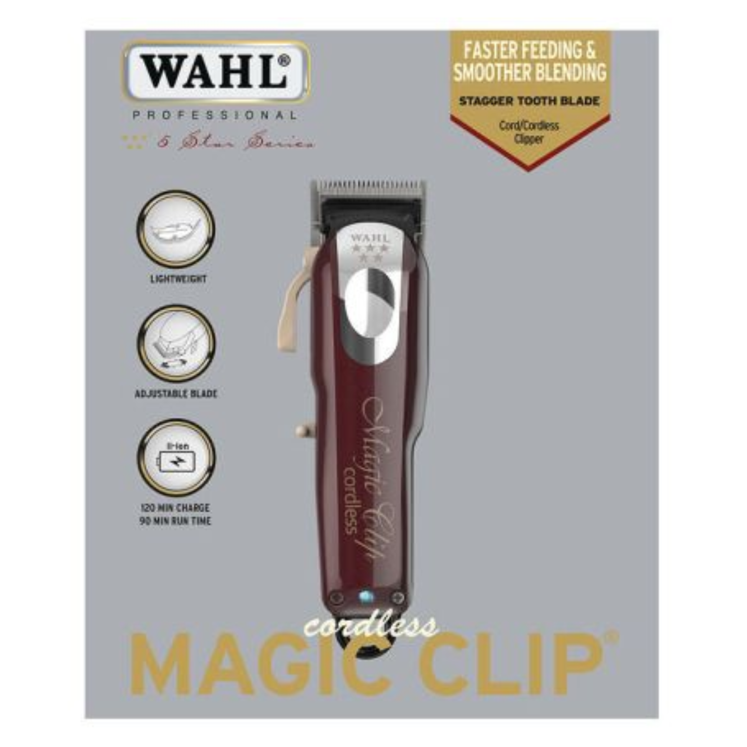 Cortadora de pelo Wahl Professional 5 Star Cordless Magic Clip 8148-4