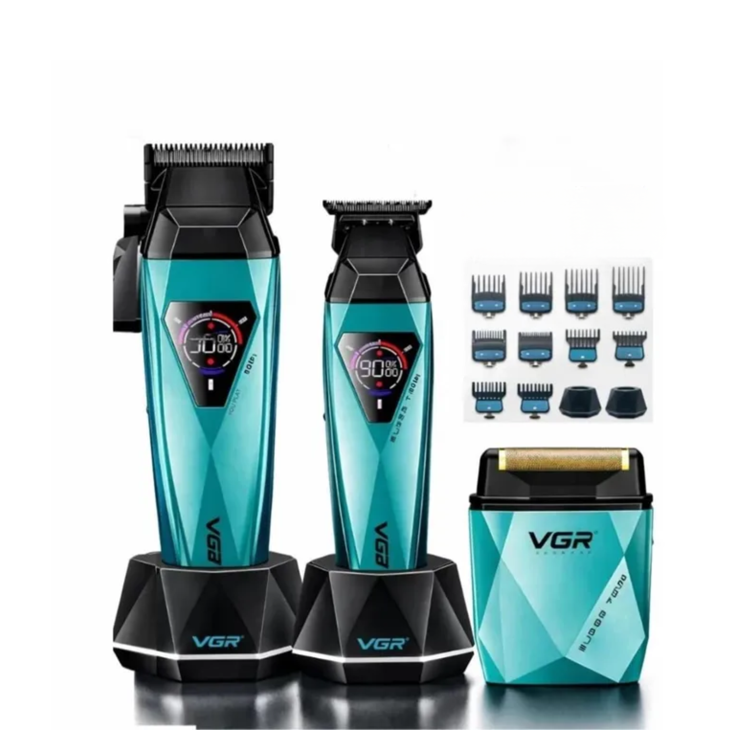 Combo Barber a Profesional Vgr V 877 S3 Diamante 9000rpm-2