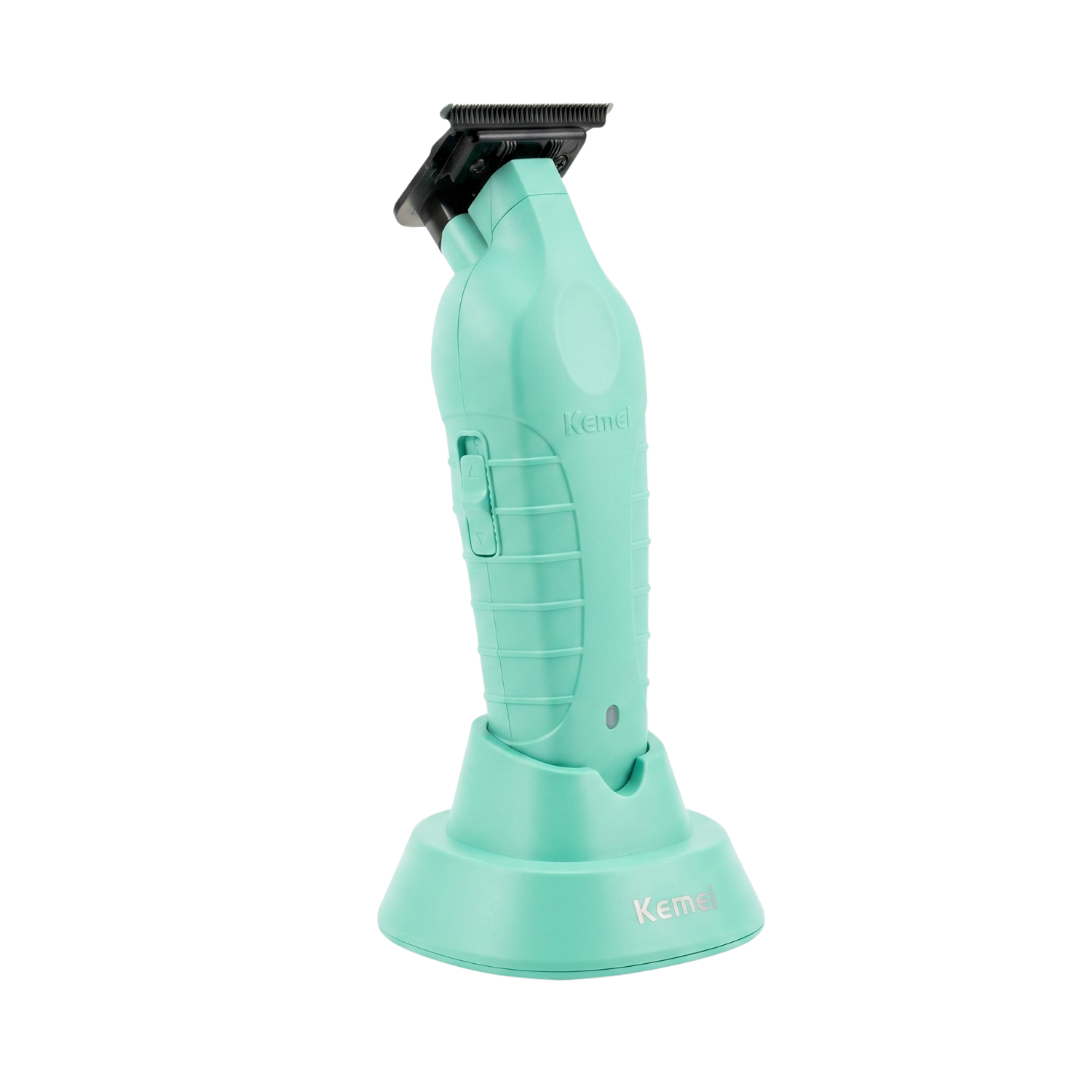 M quina Patillera Trimmer Kemei 2299 Con Base De Carga Celeste-2