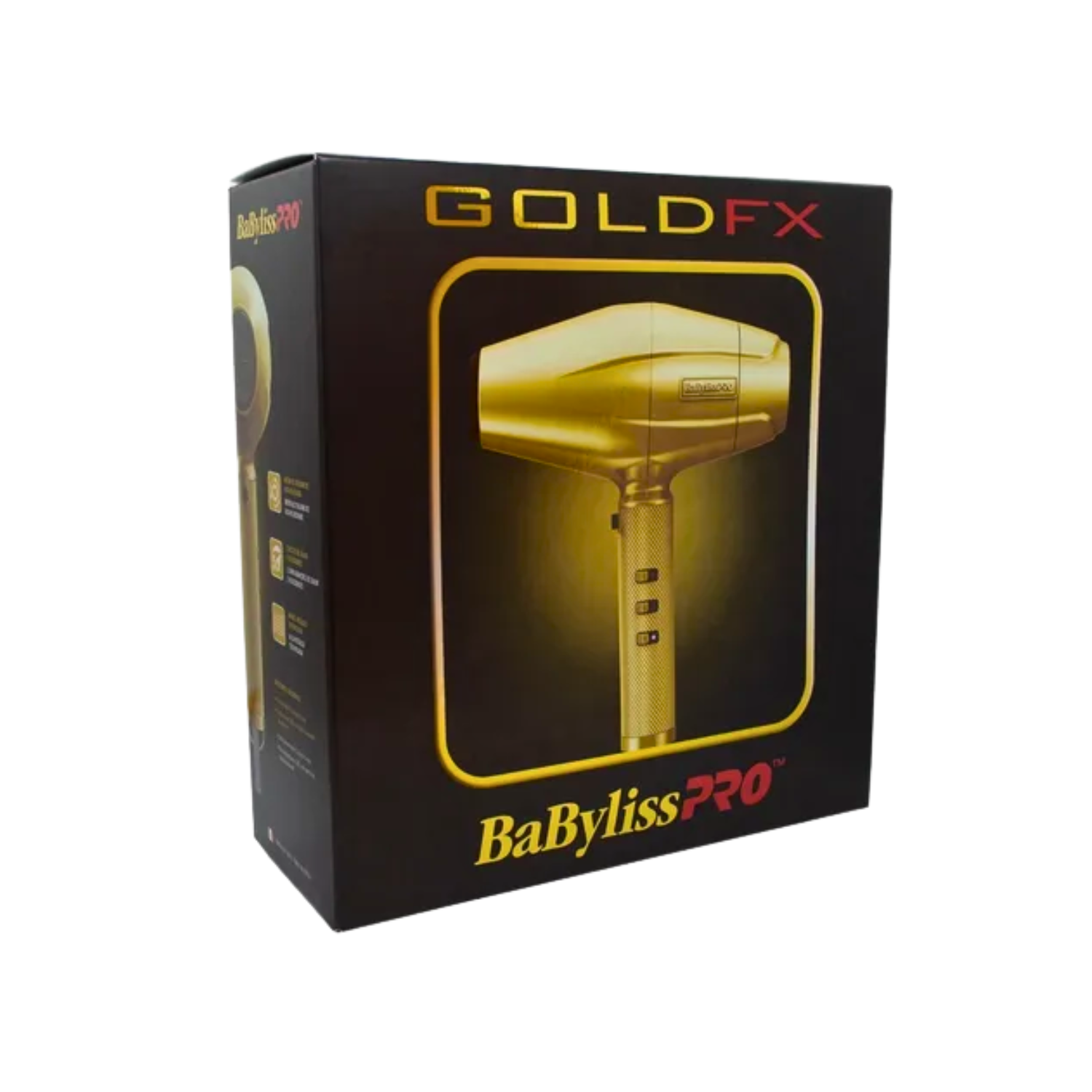 Secador de pelo Babyliss Pro Gold FX barberia 2000w Italia-3