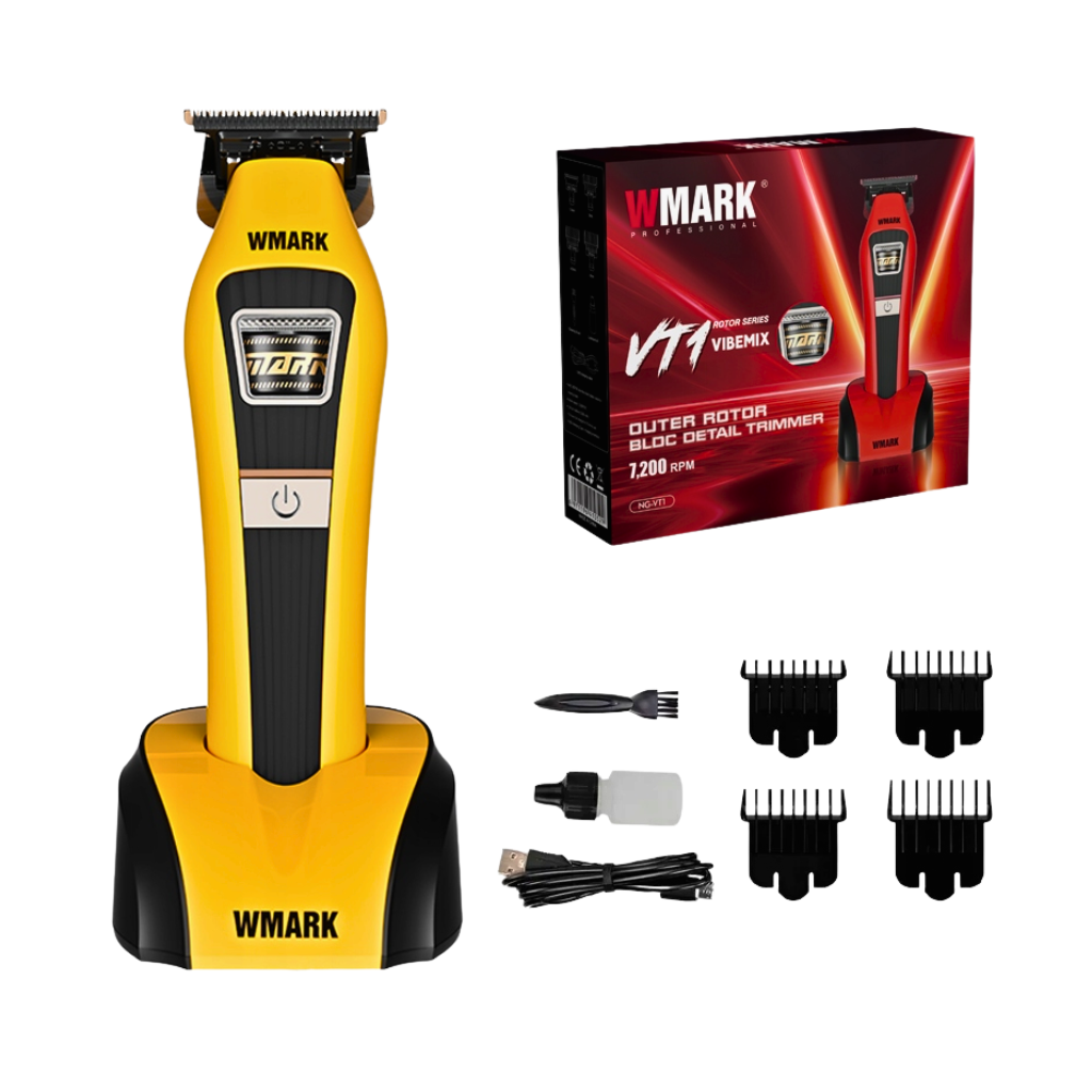 WMARK Trimmer NG VT1 Profesional con Motor Outer Rotor Amarillo-2