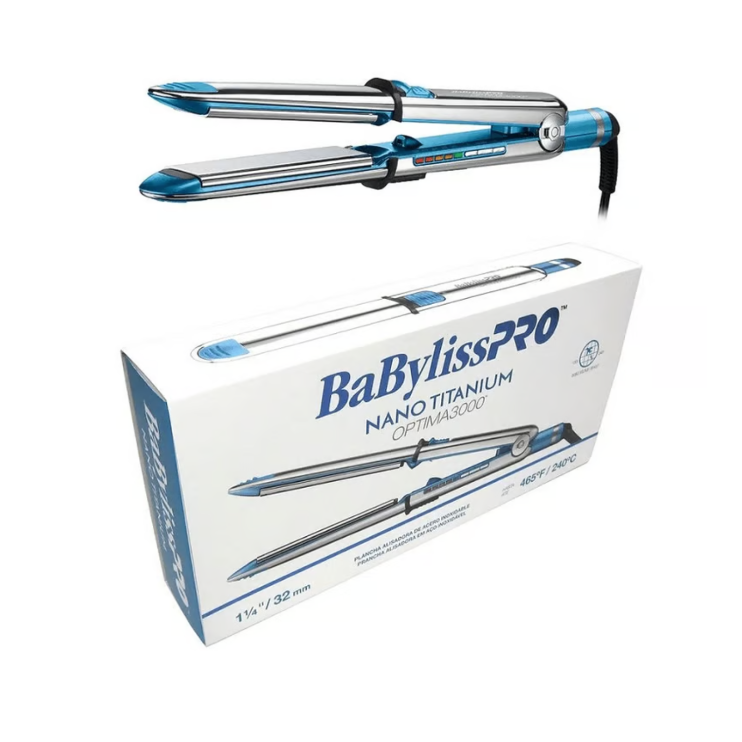 Plancha Babyliss Pro Nano Titanium Optima 3100-4