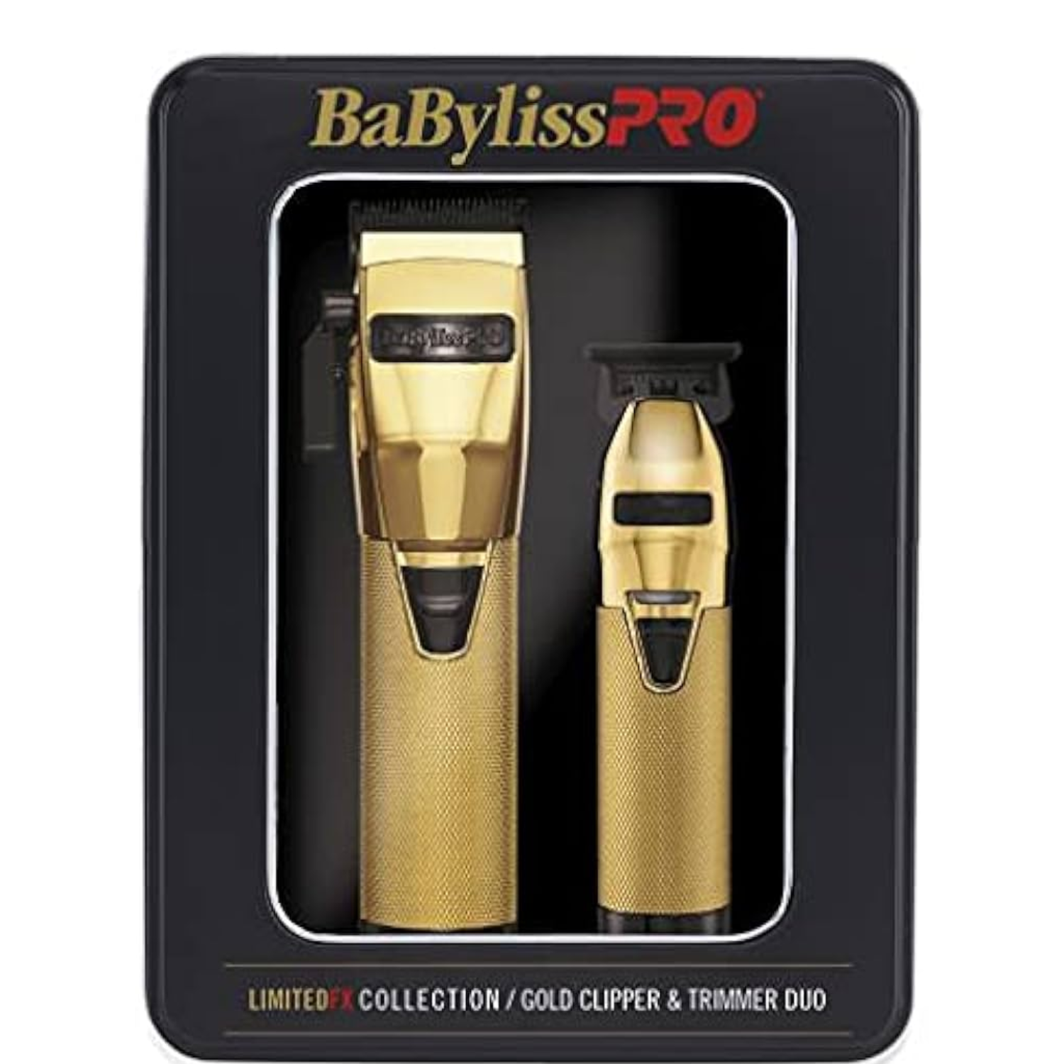 Kit Babylisspro Cortadora Y Desvelladora Gold/black-4
