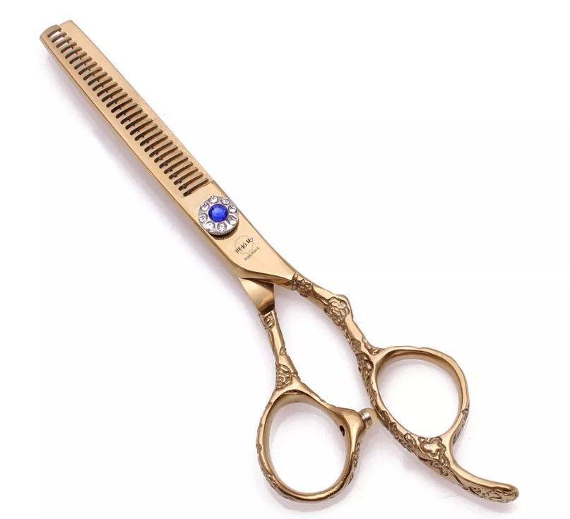 Set Tijeras Peluquero Profesional Diestros 5.5' Con Estuche-1