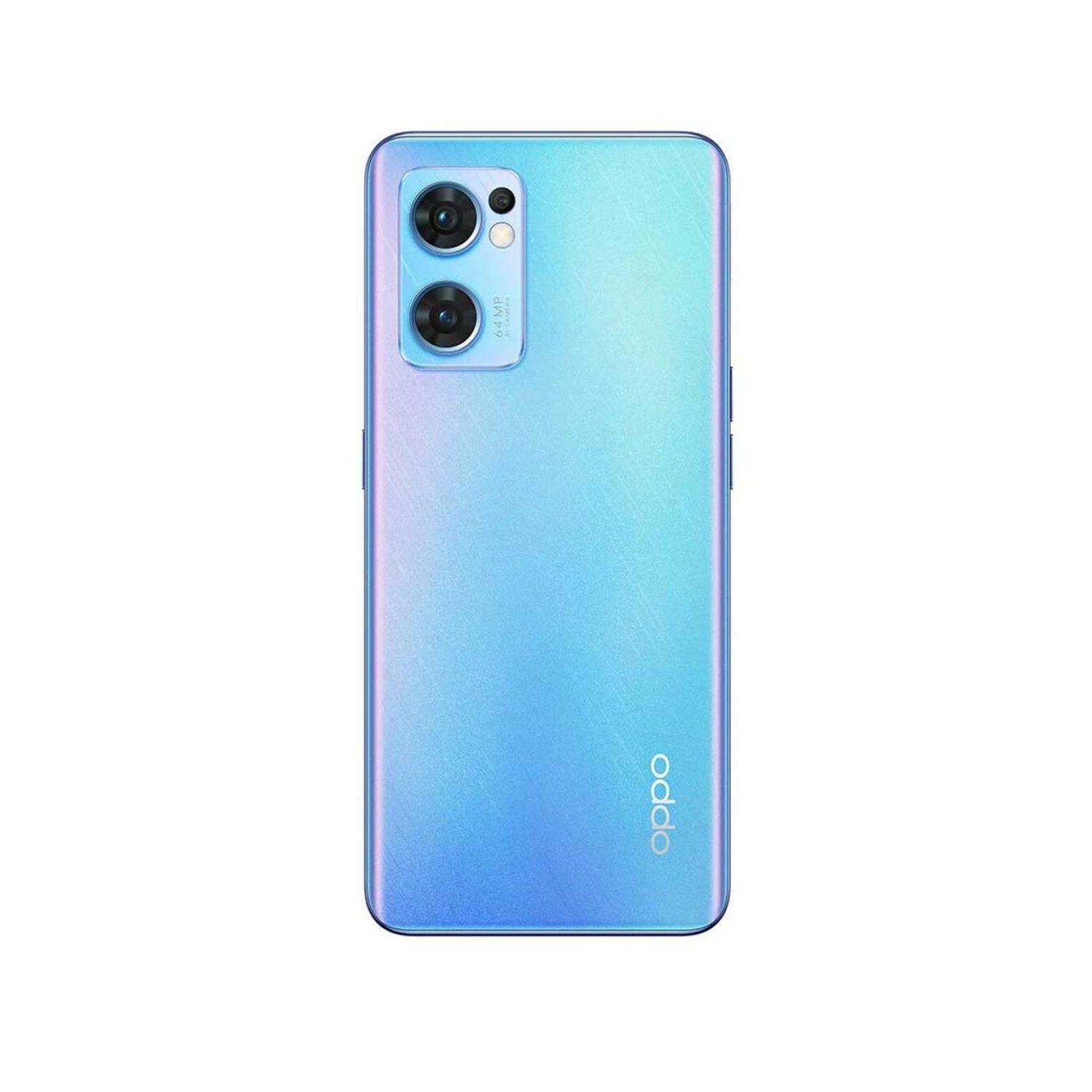 Oppo Reno 7 5G 256GB Celeste Pantalla Fantasma-1