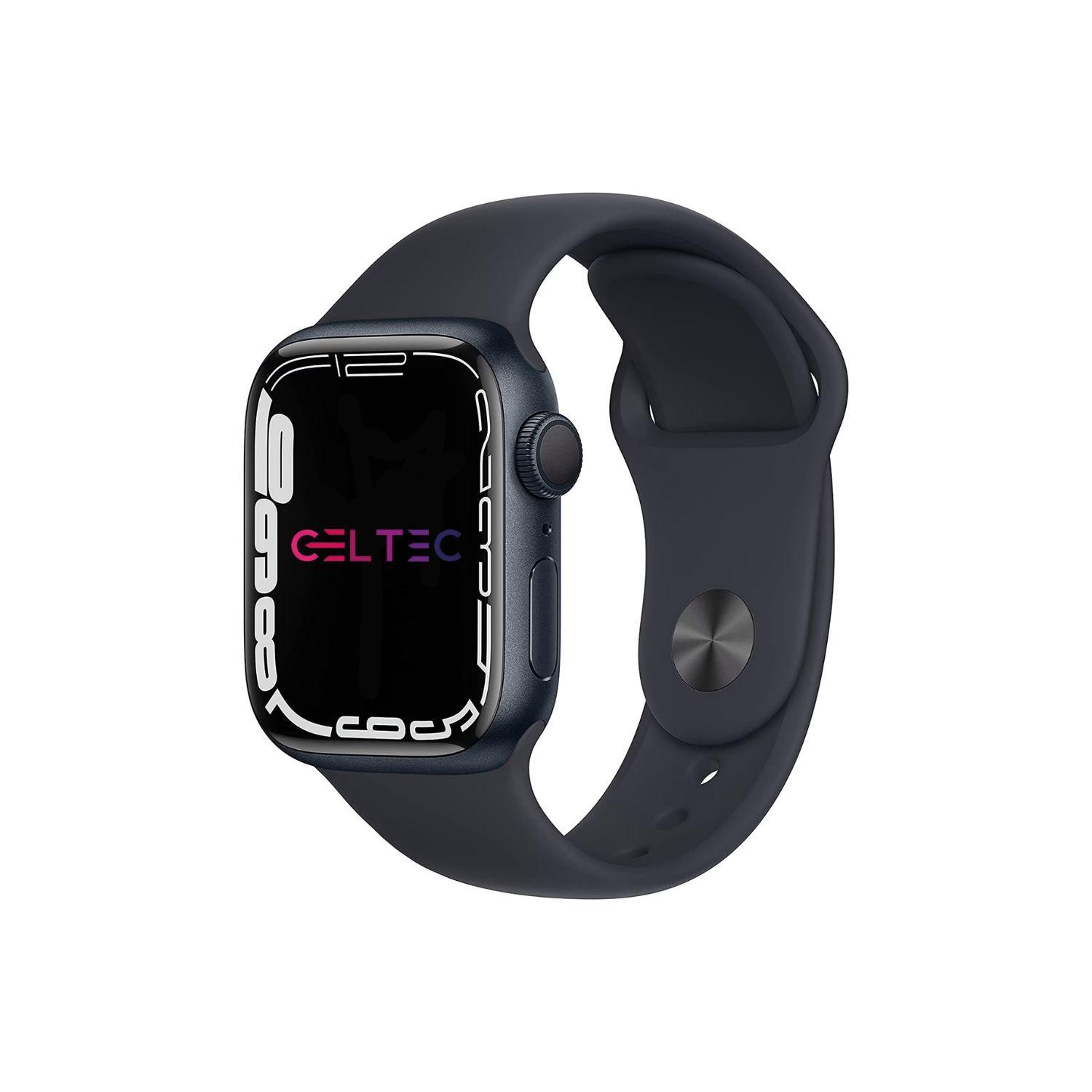 Apple Watch Series 7 41MM Negro Rayas Leves-0
